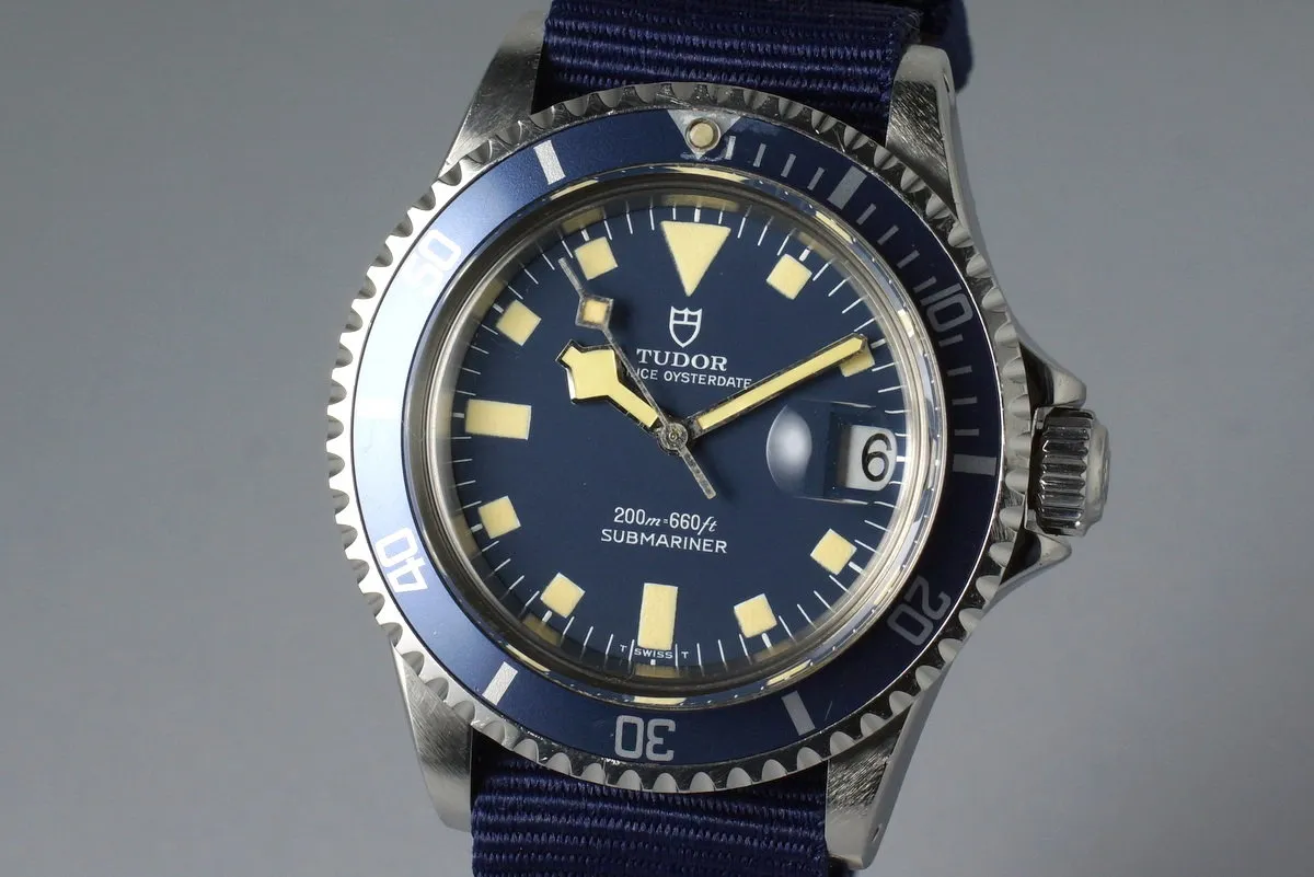 1975 Tudor Blue Submariner 9411/0 Snowflake