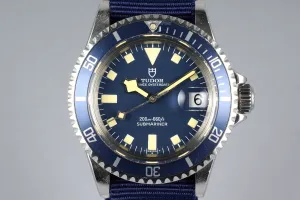 1975 Tudor Blue Submariner 9411/0 Snowflake