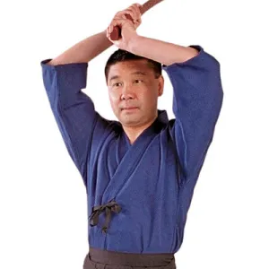 30% OFF - Traditional kendo Keikogi Top - Navy Blue