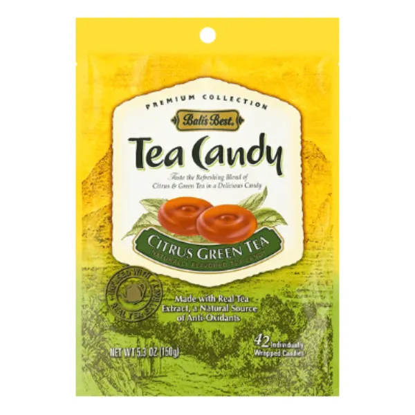 BALI'S BEST Citrus Green Tea Candy 柑橘綠茶糖 150G