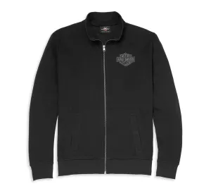 BAR & SHIELD FULL ZIP SWEATER