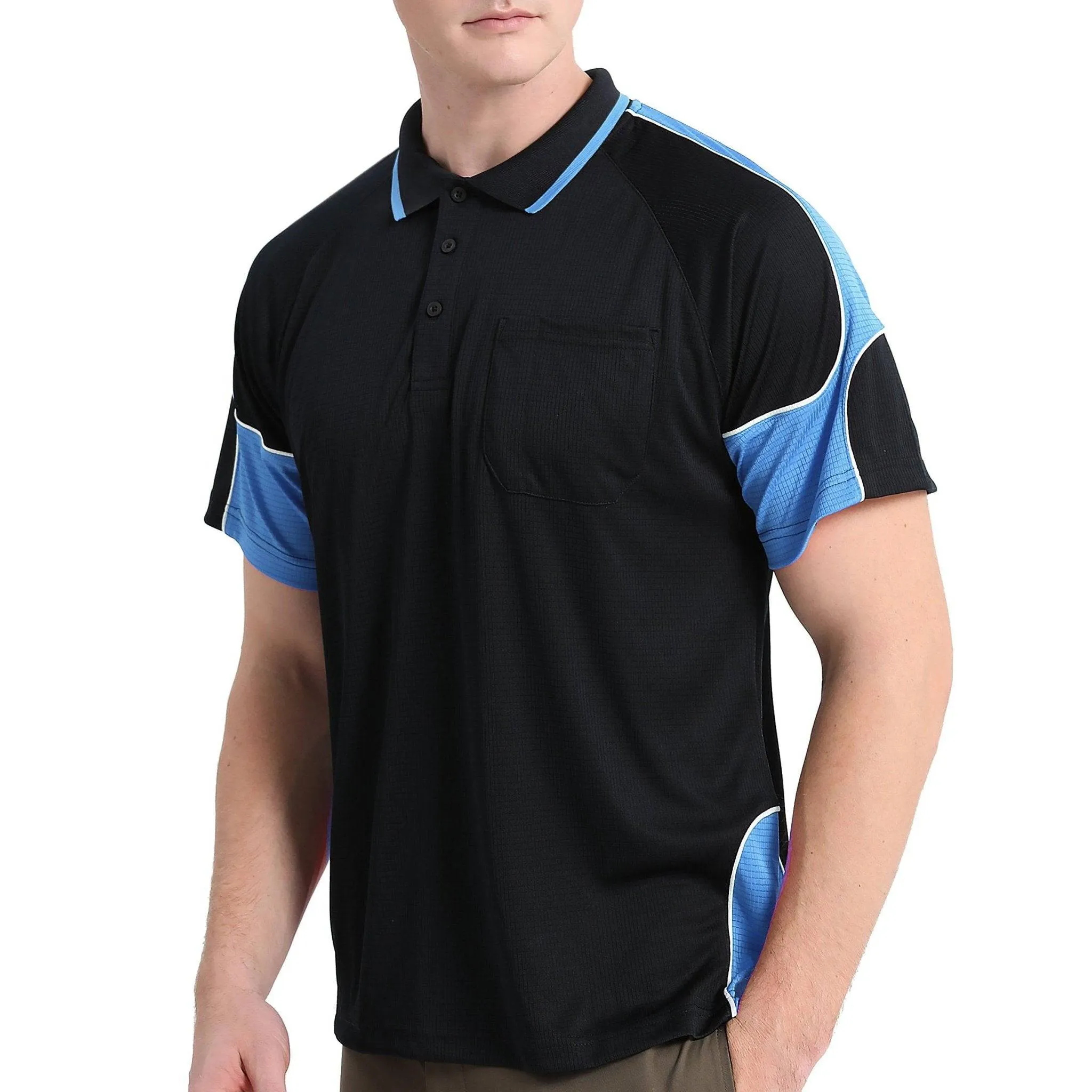 Big Bee PANEL Mens Polo Shirts, Short Sleeve