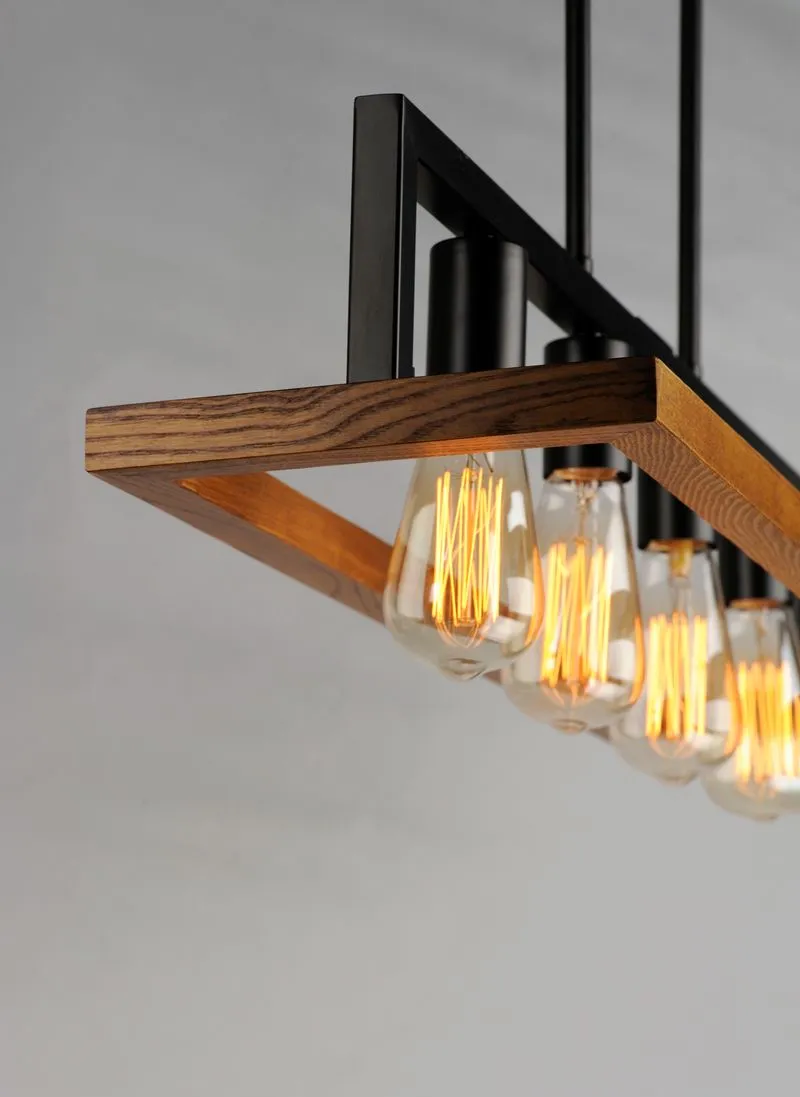 Black Forest 4 Light Chandelier in Ashbury Black