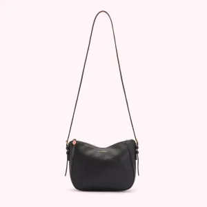 BLACK REVERSIBLE HANDLES JULES CROSSBODY BAG