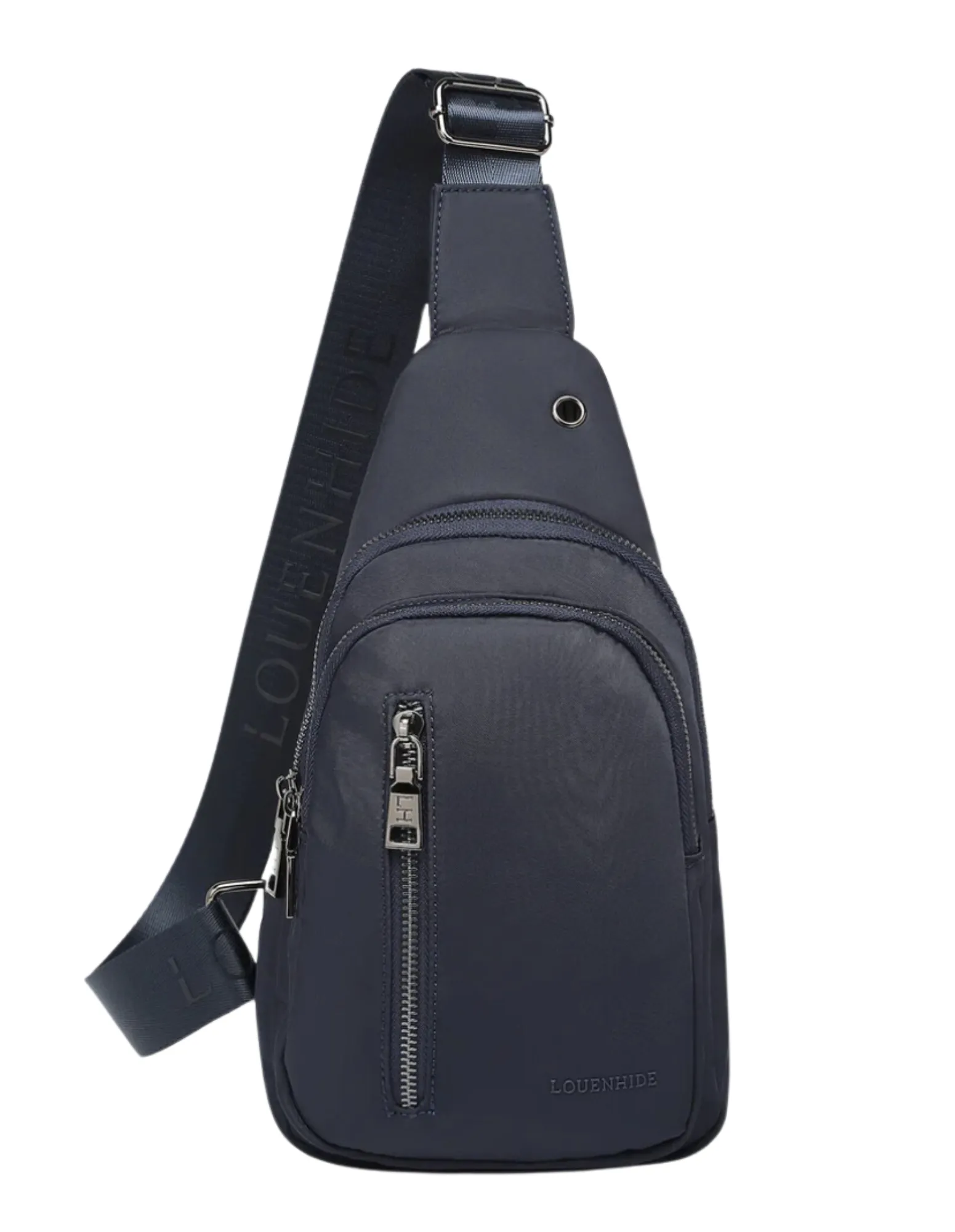 Boyd Nylon Sling Bag - Navy - Louenhide