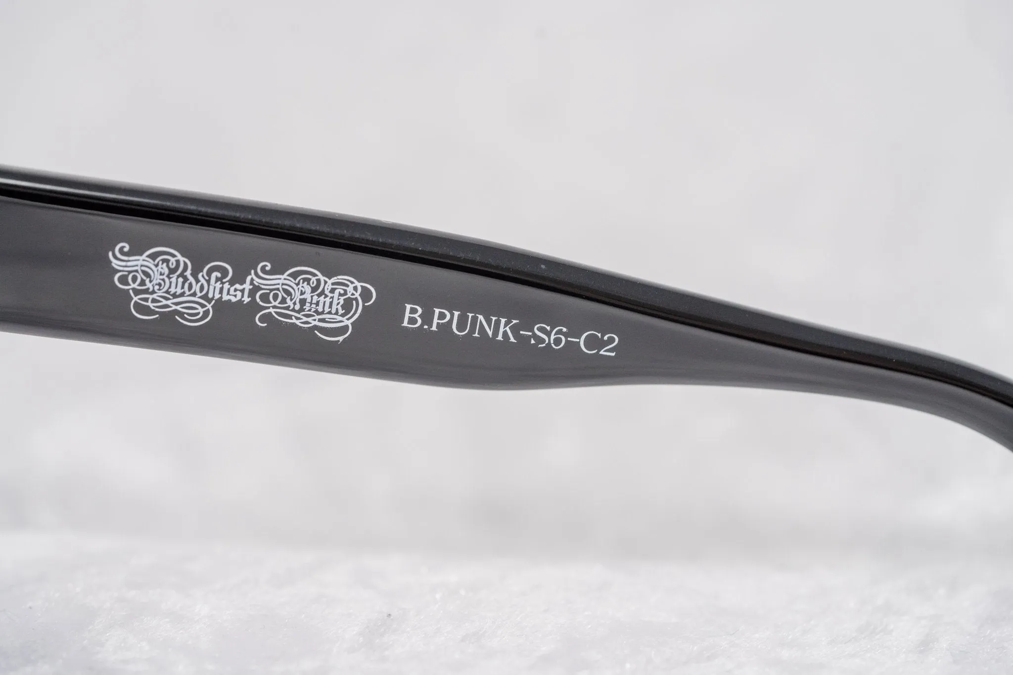 Buddhist Punk Sunglasses Rectangular Black Print and Grey 7BP6C2BLACKPRINT