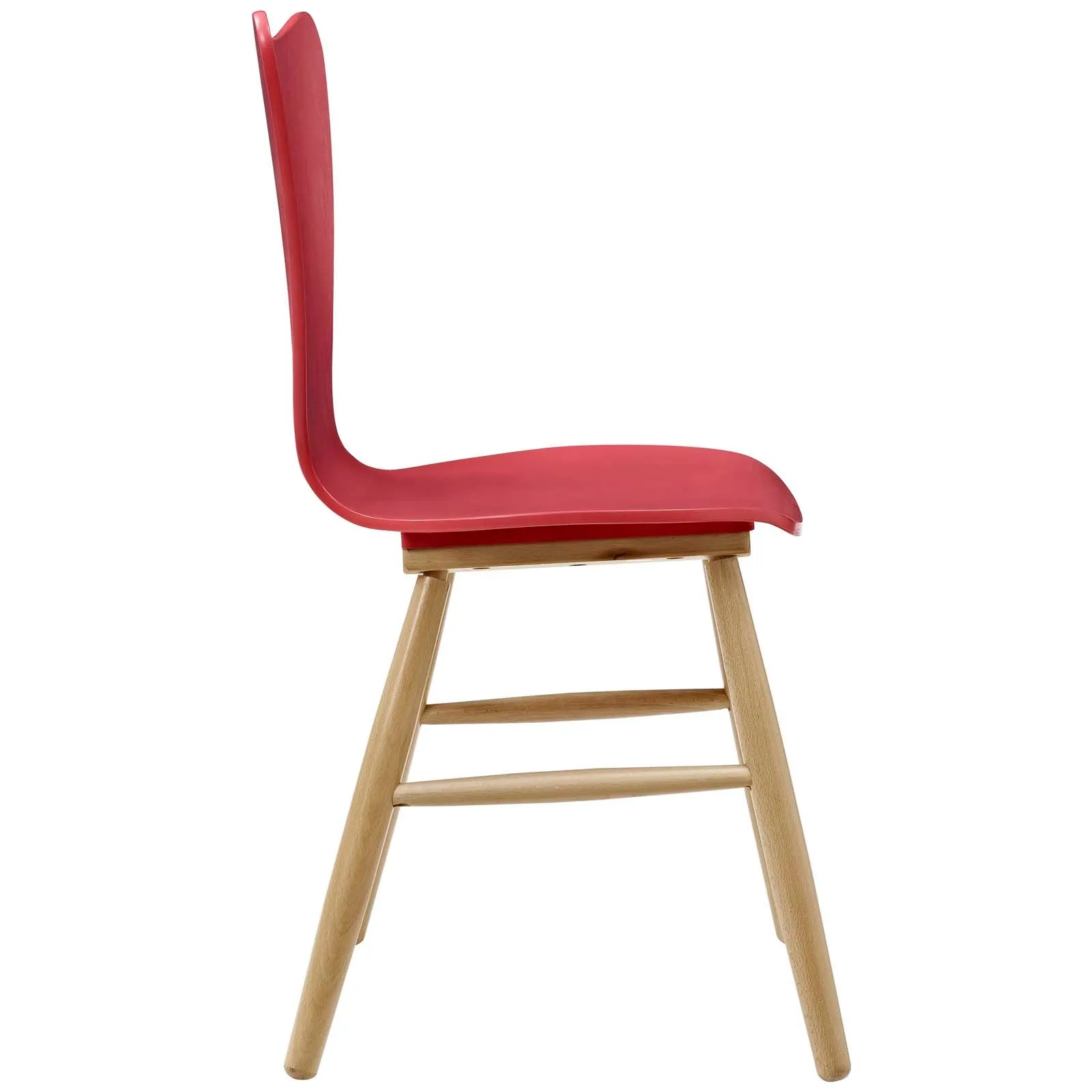 Cascade Dining Chair Set of 4 Red EEI-3380-RED