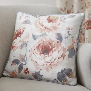 Charity Filled Cushion by Dreams & Drapes Design in Coral 43 x 43cm