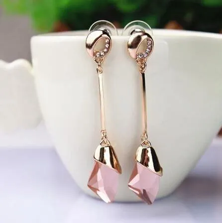 Classic Elegant Long Earrings