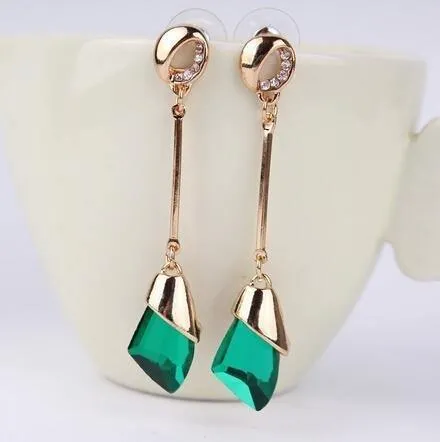 Classic Elegant Long Earrings