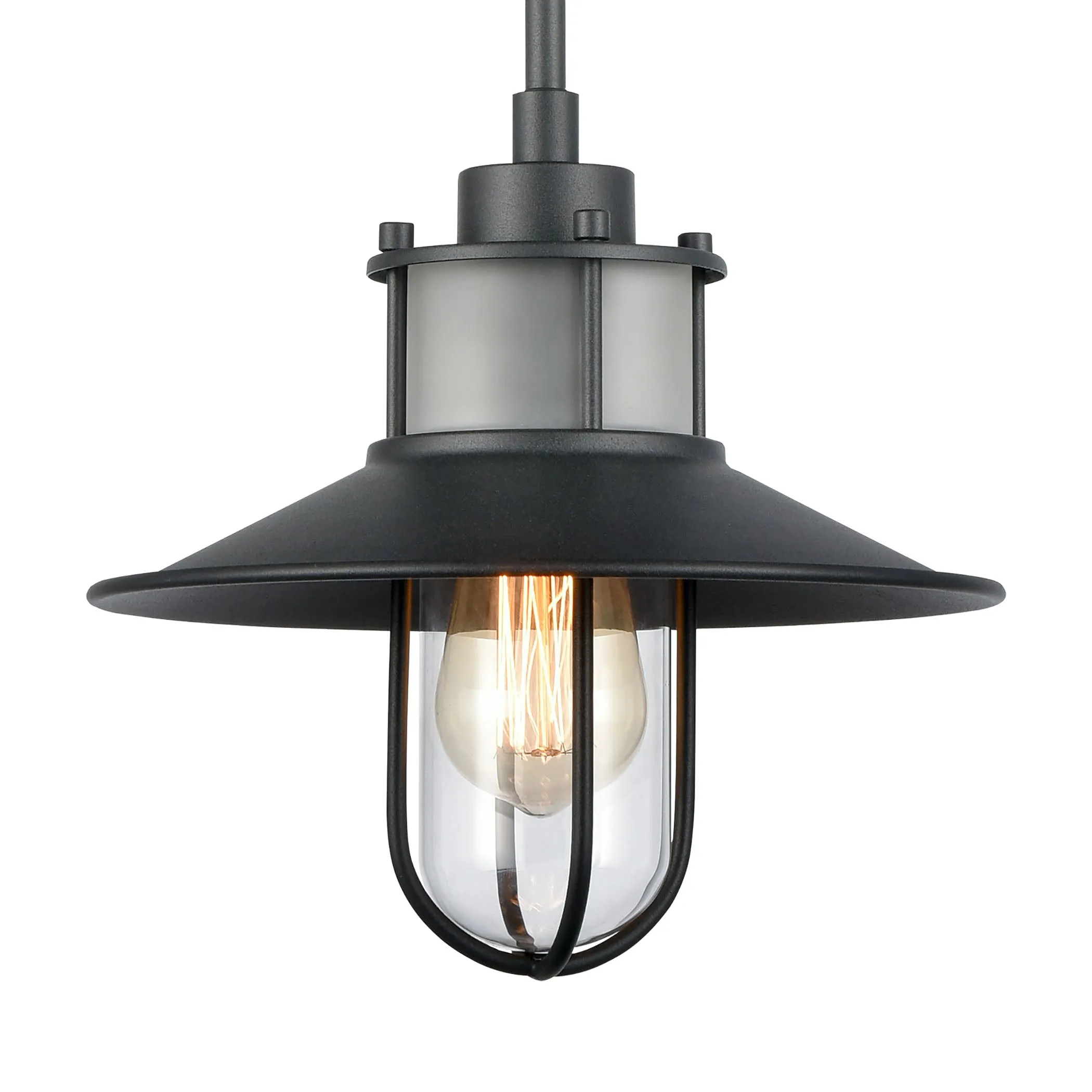 Coastal Farm 10" 1 Light Pendant in Charcoal