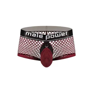 Cock Pit Net Mini Cock Ring Short - Small - Burgundy