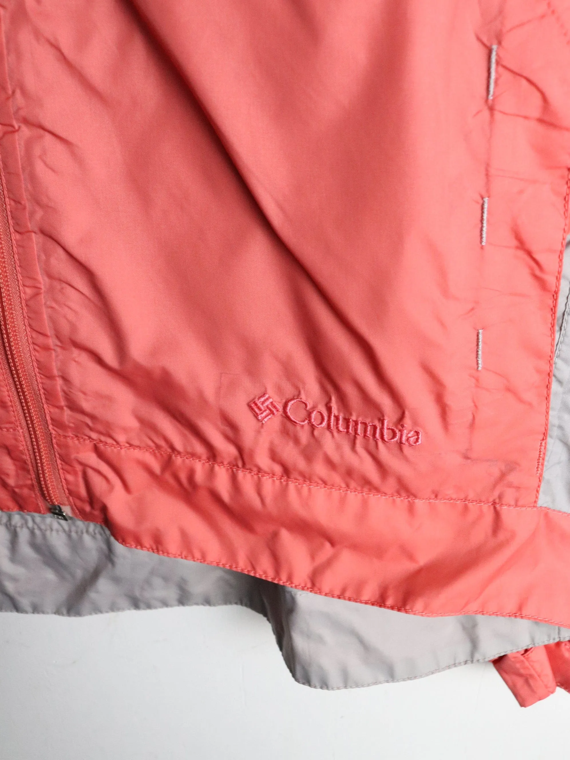 Columbia Windbreaker Womens XL Pink Jacket