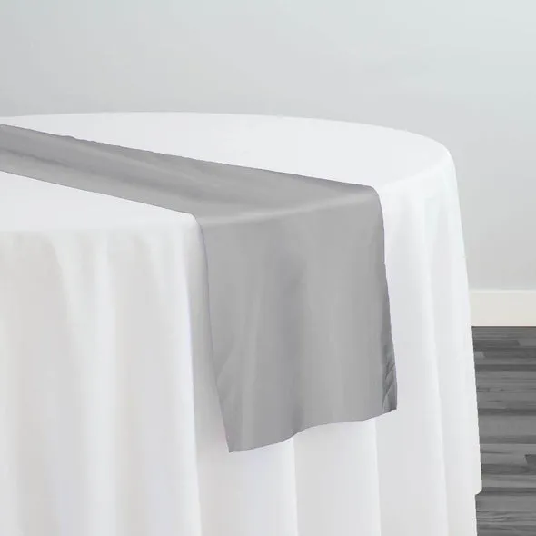 Crystal Organza Table Runner in Gray L 127