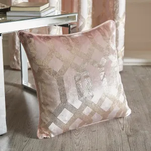 Darla Cushion by Curtina in Blush 43 x 43cm