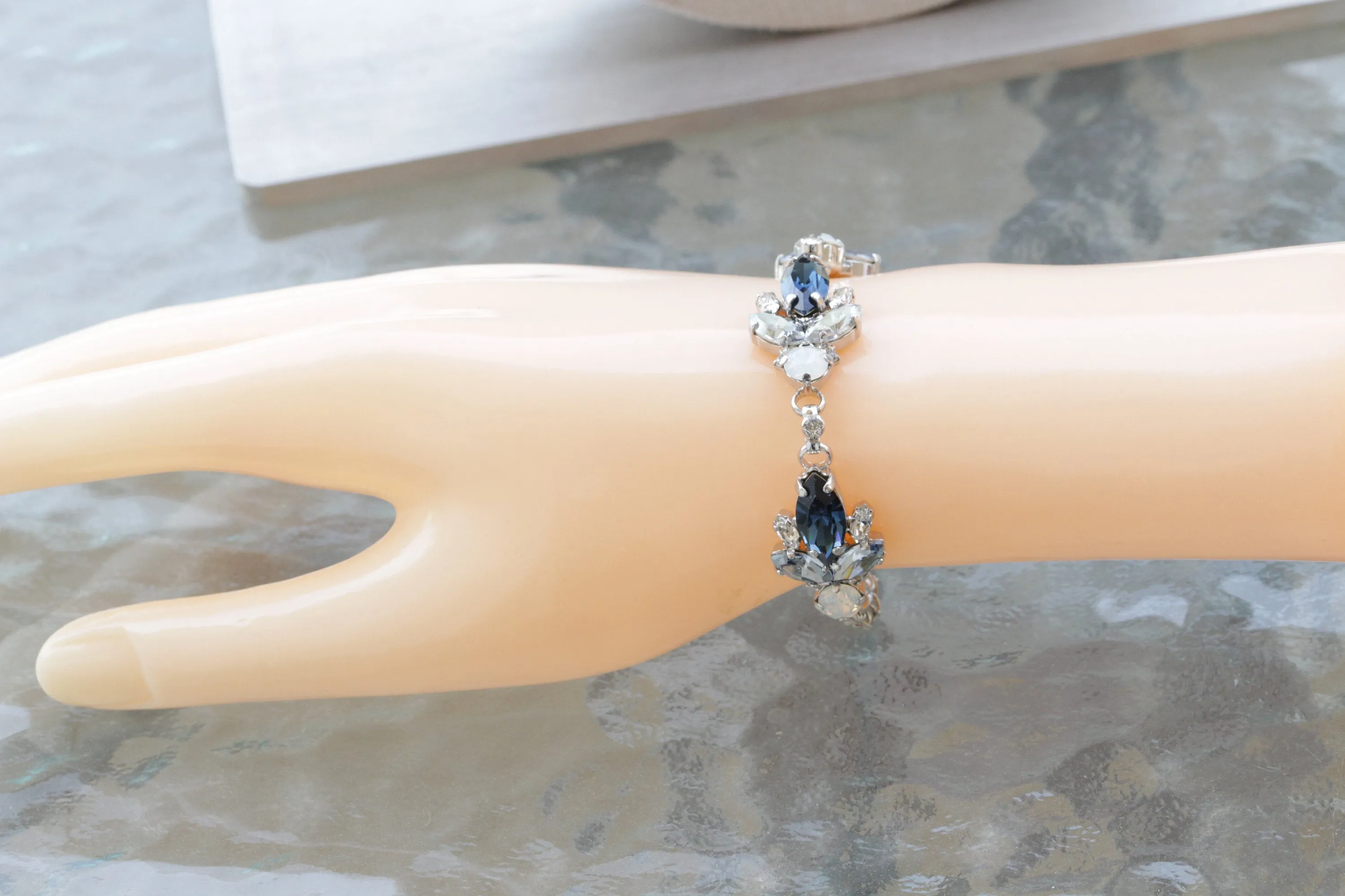 DUSTY BLUE Bridal BRACELET