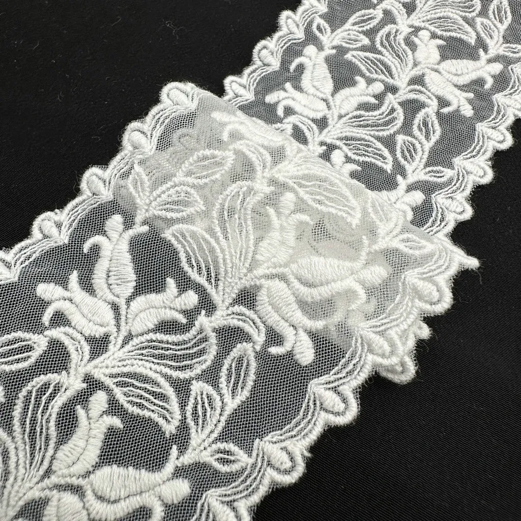 Embroidery lace with cotton fabric NF3B11 1471-1472