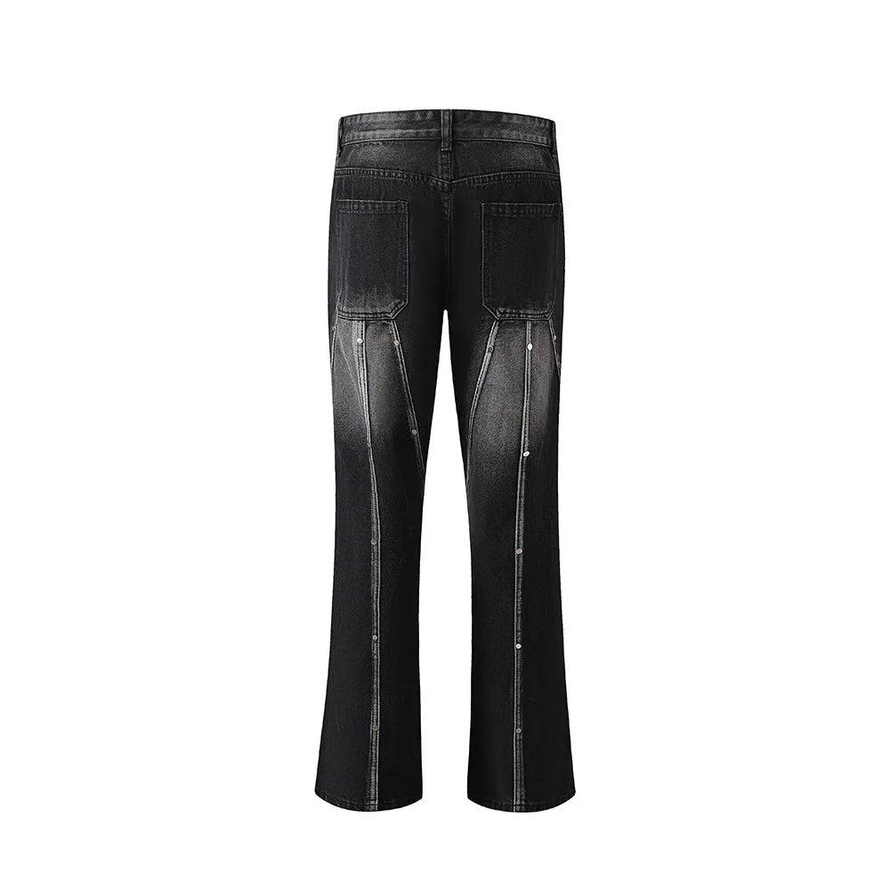 Faire Echo Designed Studded Flare Jeans