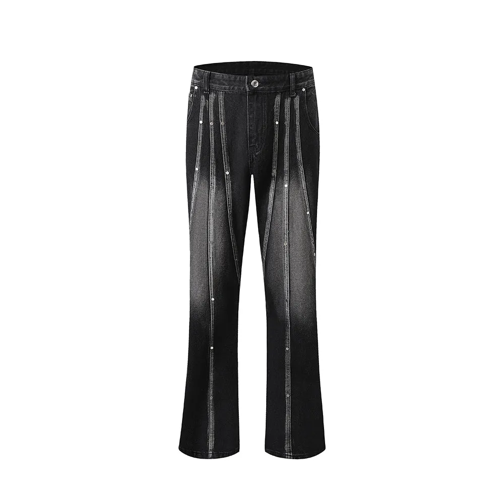 Faire Echo Designed Studded Flare Jeans