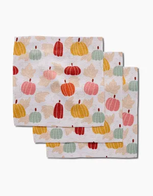 Golden Fall Field Dishcloth Set