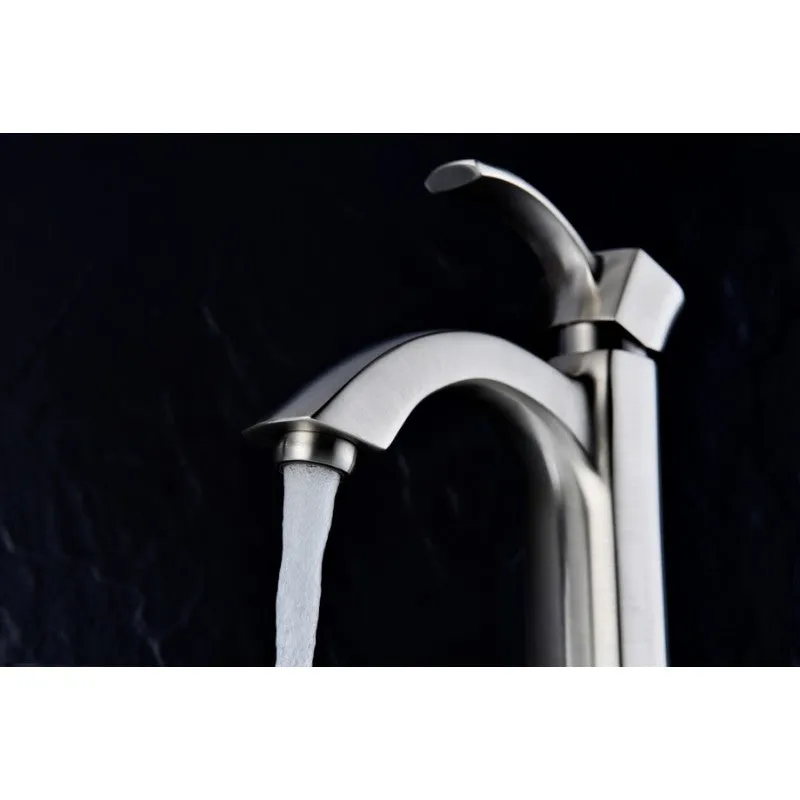 Harmony Vessel Bathroom Faucet in Brushed Nickel