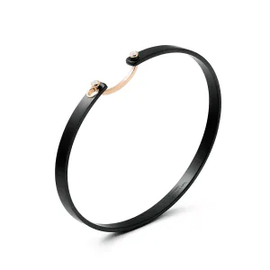 'Hers' Black Titanium Bangle