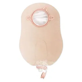 Hollister 18922 New Image 2-Piece Urostomy Pouch 1-3/4" Flange, 9" L, Ultra Clear, Multi-Chamber Collection System With Re-Designed Valve. Made With Softer Material And Streamlined Shape.