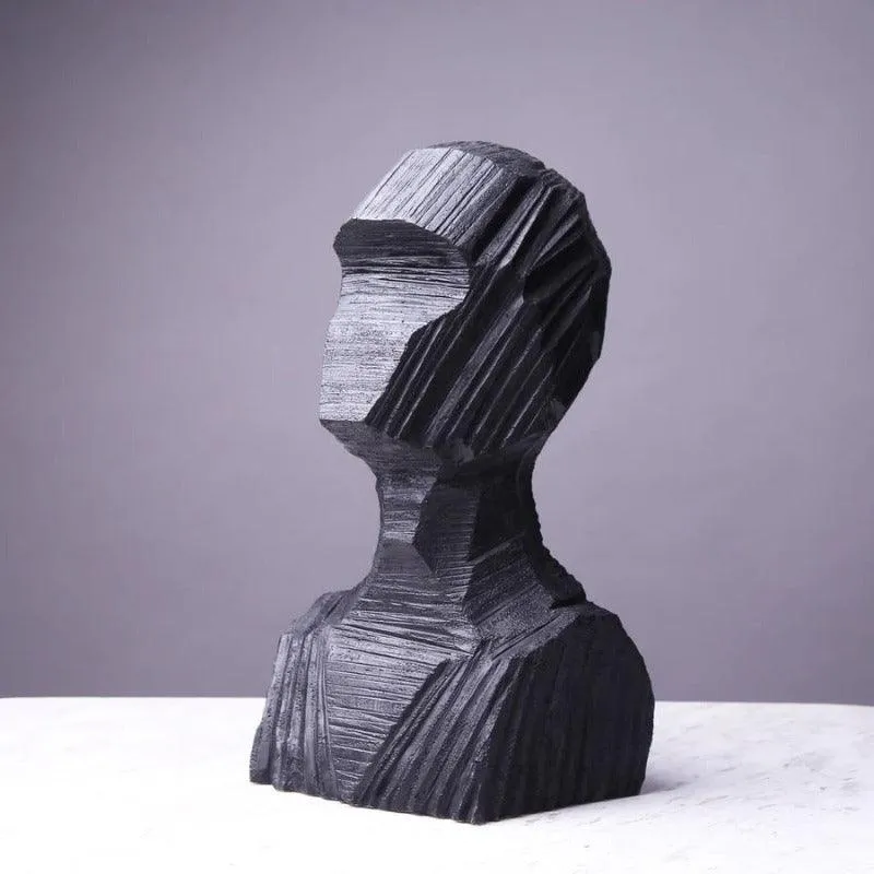 HUMAN HEAD HANDMADE SCULPTURE