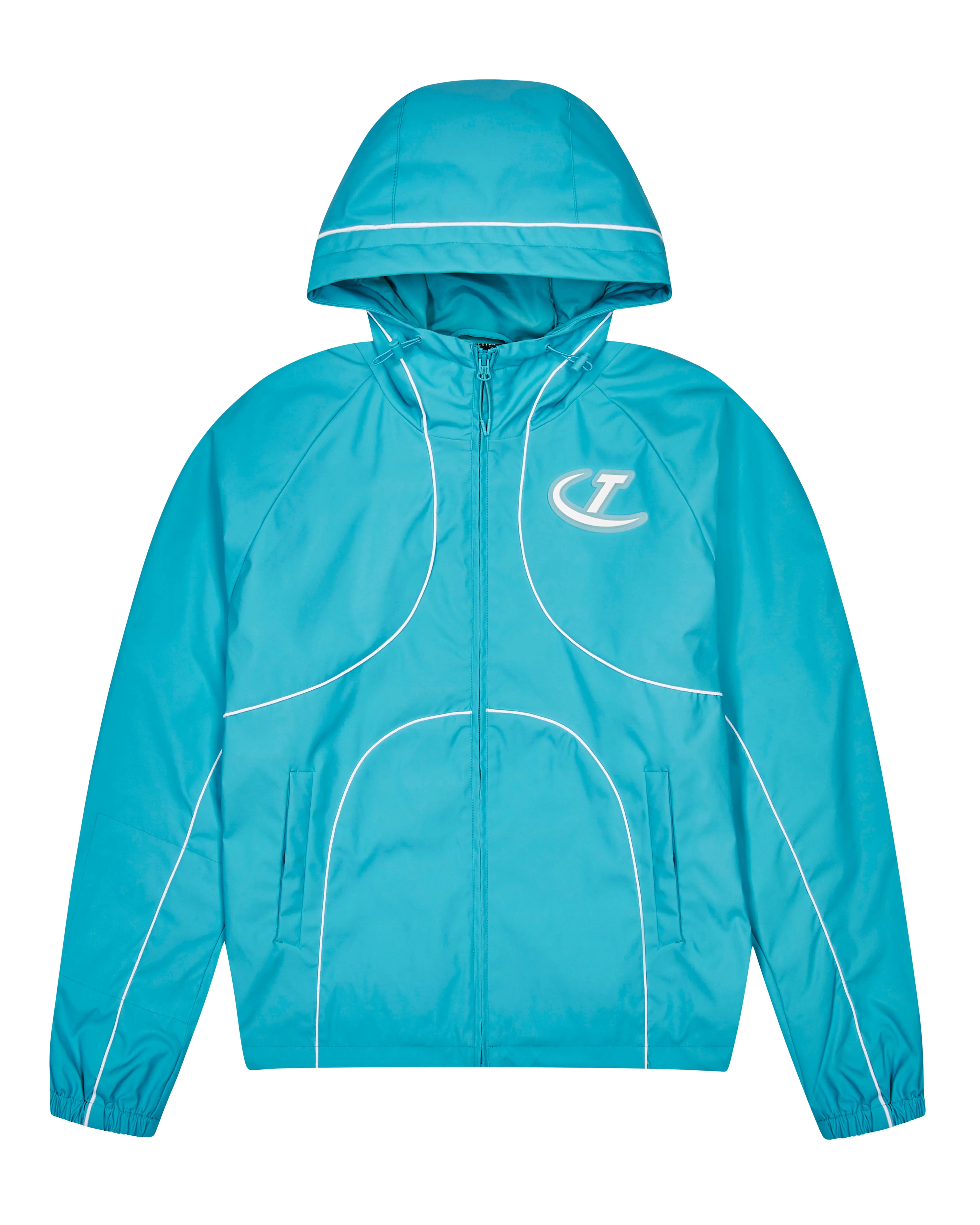 Hyperdrive Piped Padded Windbreaker - Teal