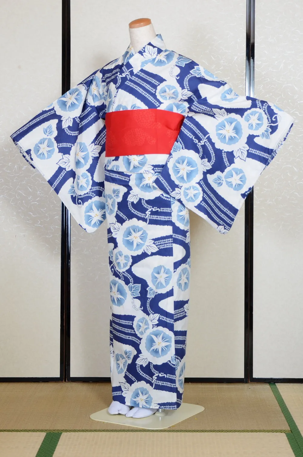 Japanese yukata kimono/ Plus size / P #391 /4L