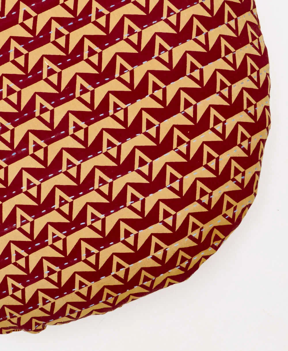 Kantha Round Pillow - No. 240203