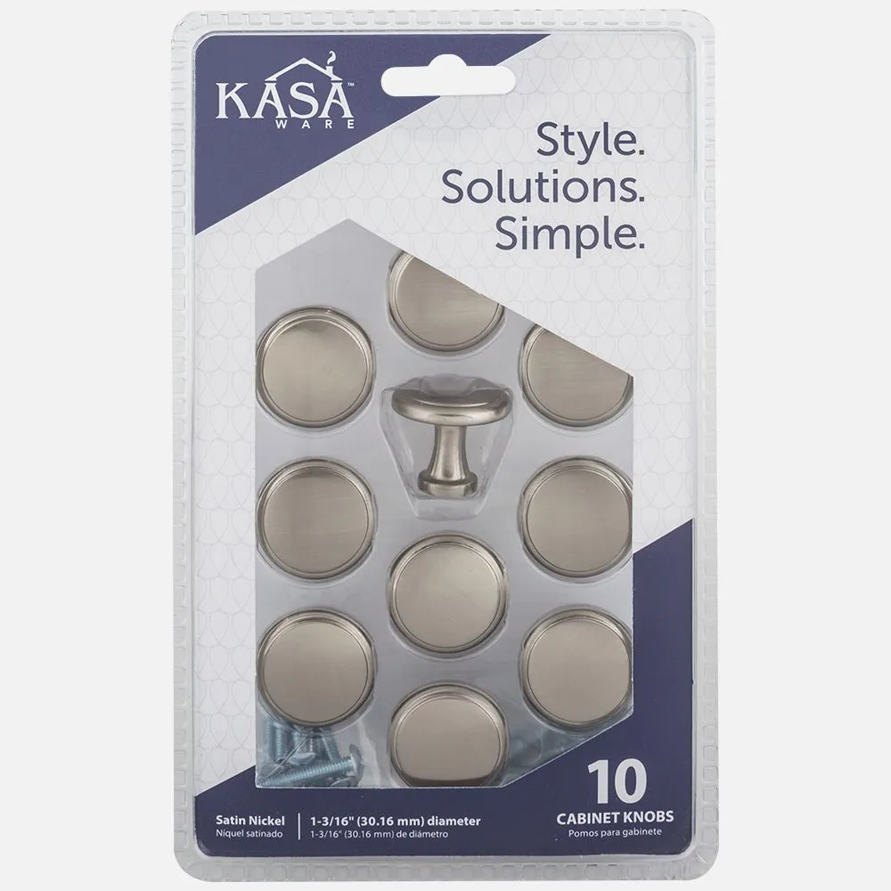 KasaWare 1-3/16" Flat Round Step Knob