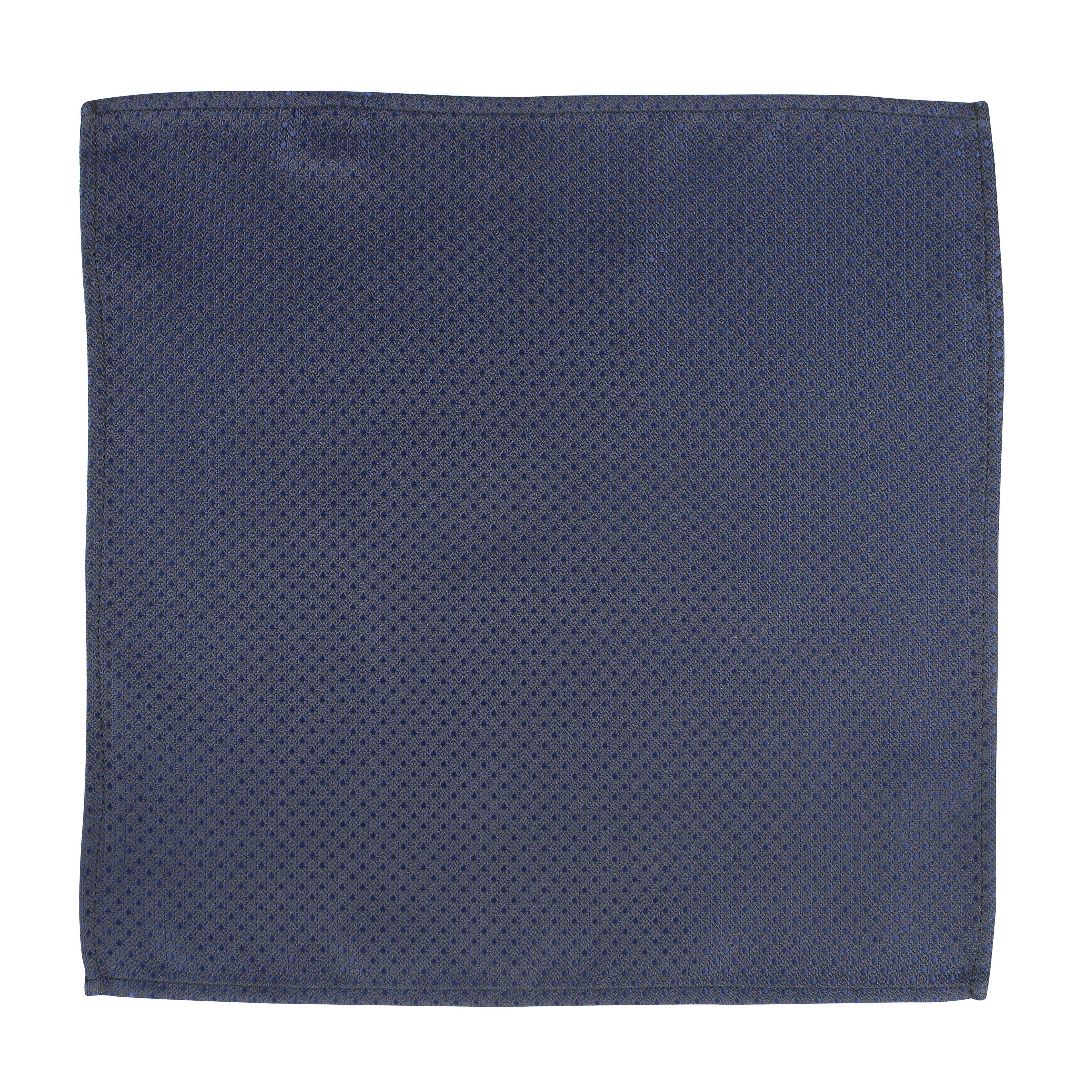 Kovove Pleasing Blue Polka Dot Pocket Square For Men