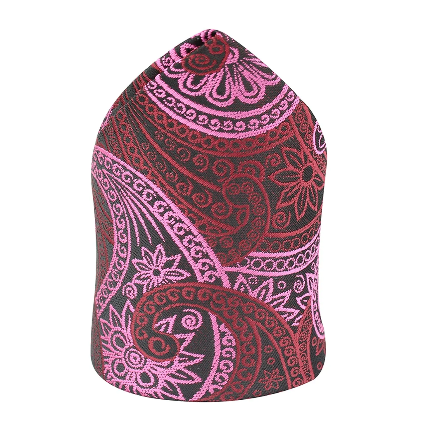 Kovove Red Paisley Pocket Square For Men