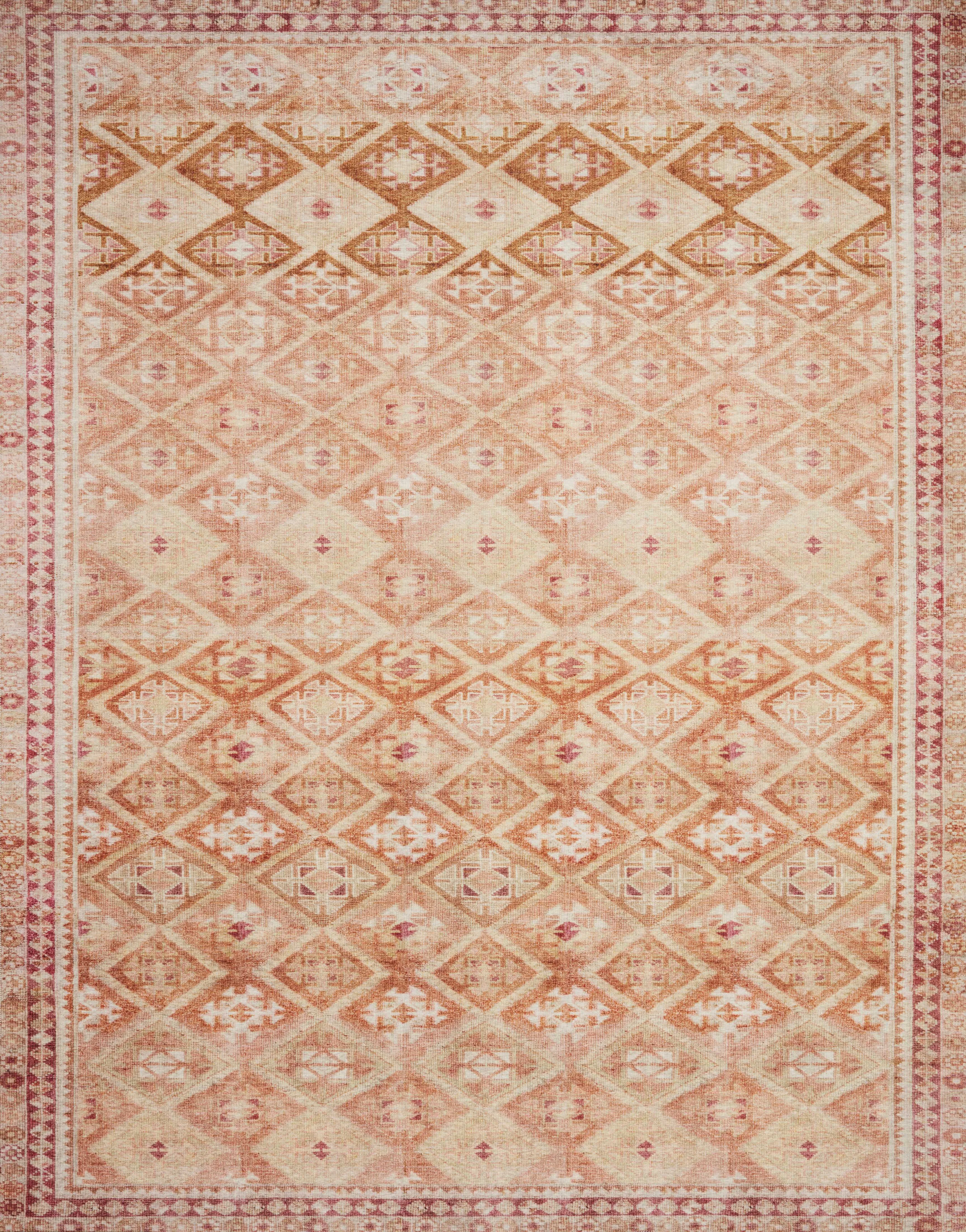 Layla Rug in Natural & Spice