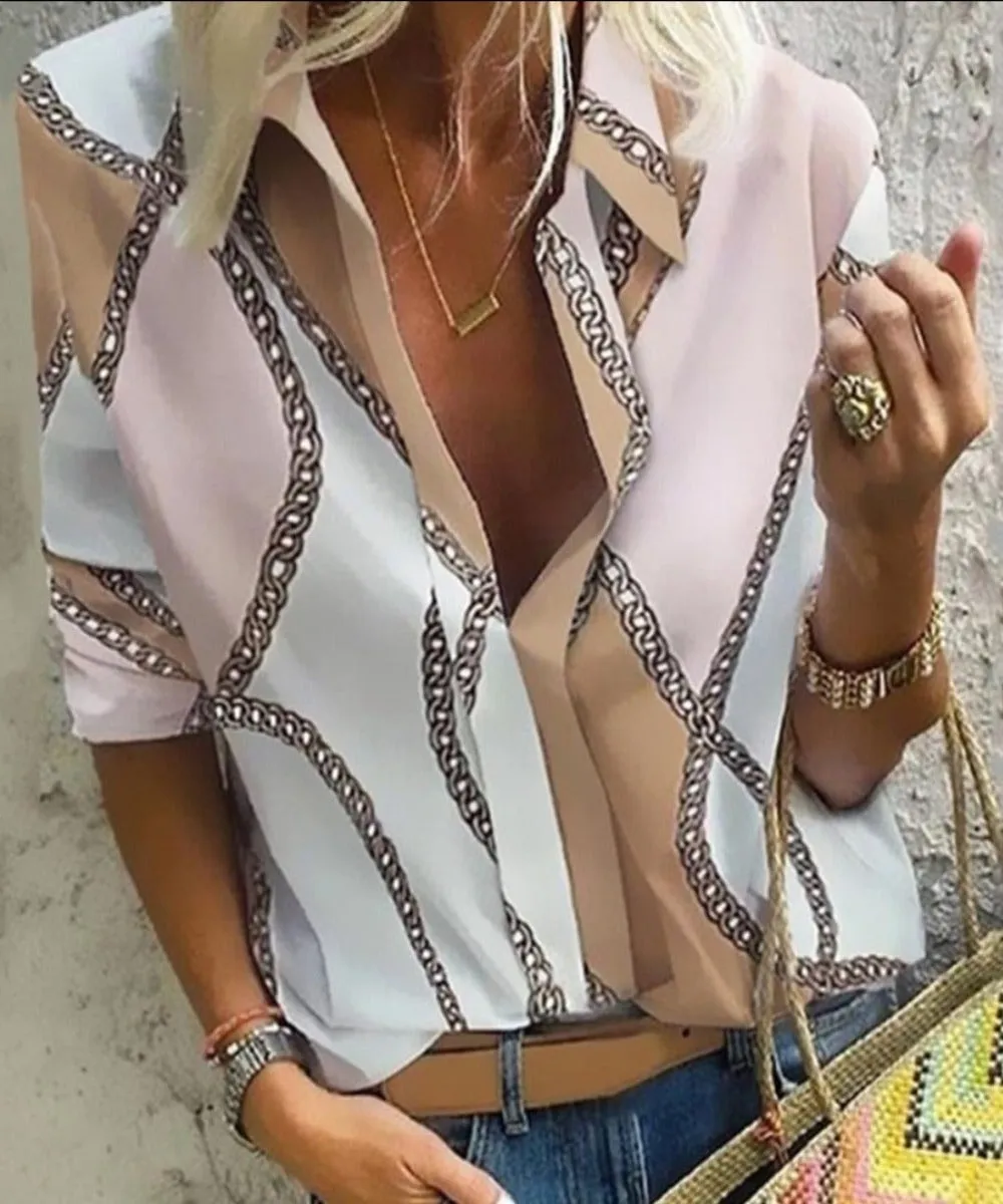 Long Sleeve Elegant Blouse