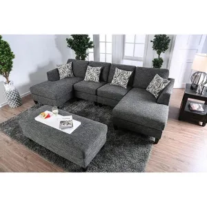 Lowry Gray Ottoman