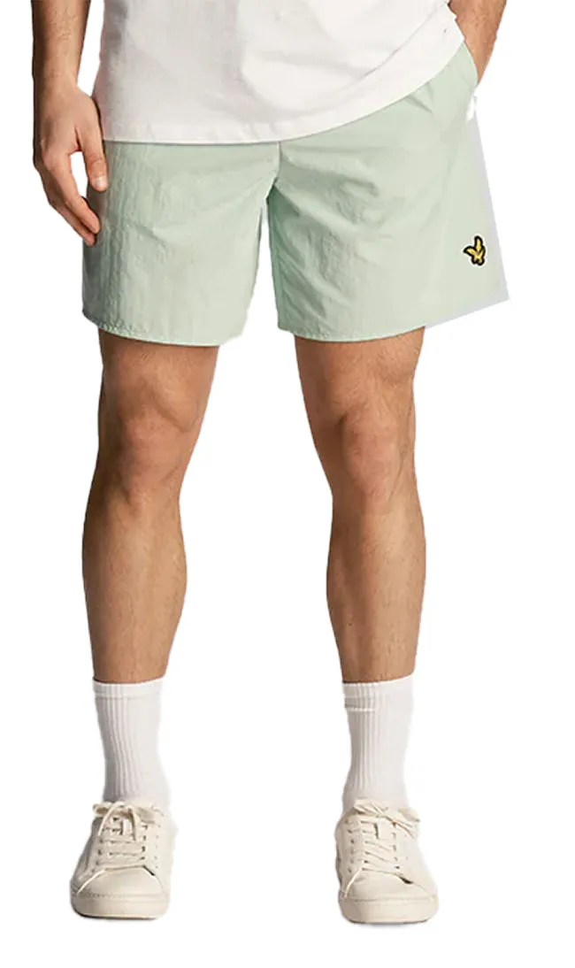 Lyle and Scott Mens Plain Swim Short Turquoise Shadow