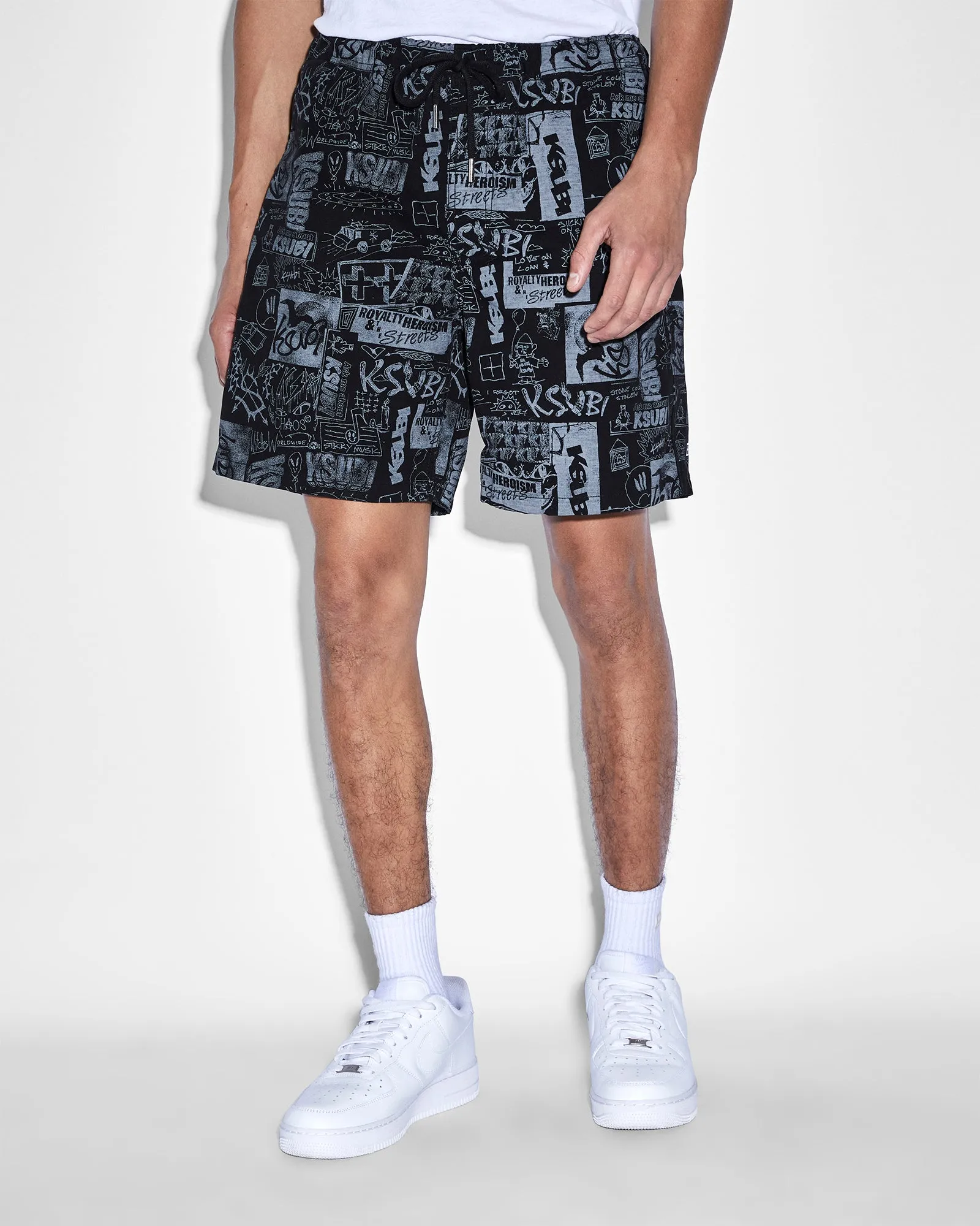 MASH UP WALK SHORT BLACK