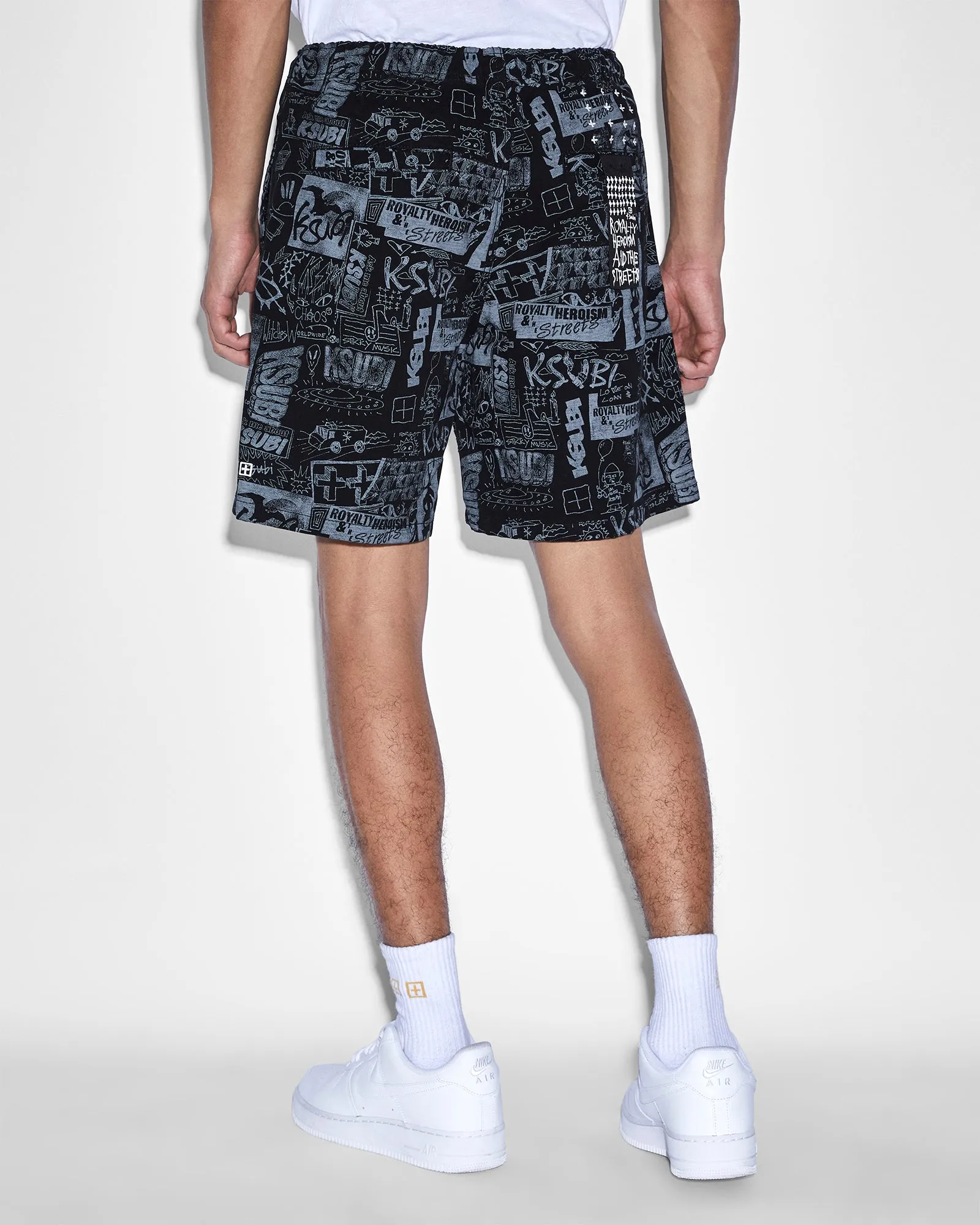 MASH UP WALK SHORT BLACK