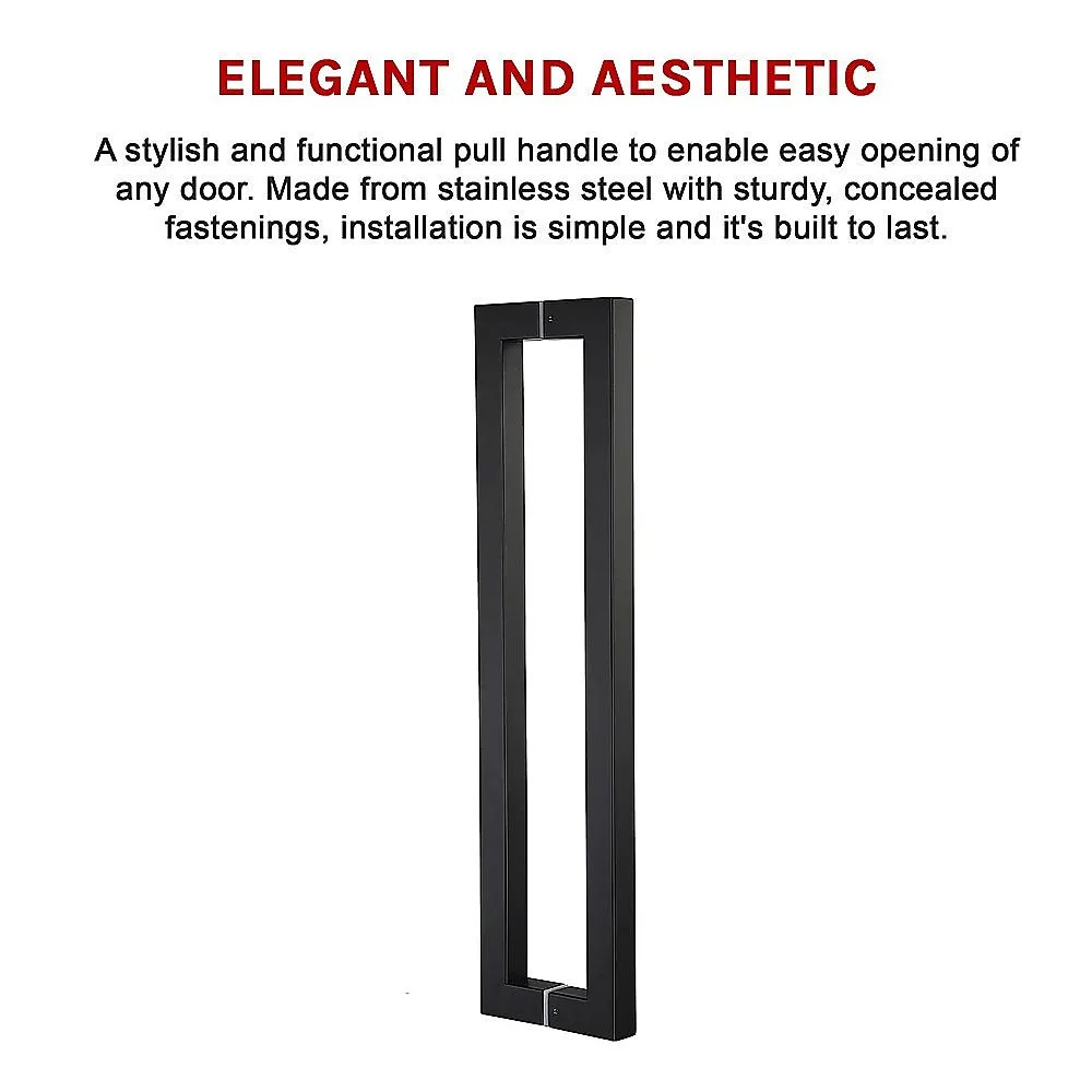 Matte Black 1500mm Stainless Steel Door Pull Handle