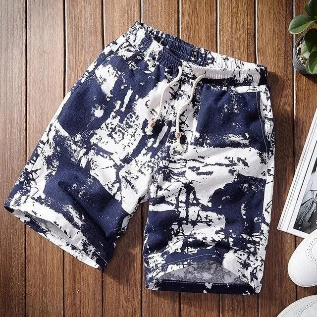 Mens Slim Fit Quick Dry Short Swim Trunks with Mesh Lining  Printed male 2019 Streetwear Summer Fashion Men Shorts Cotton Linen Beach