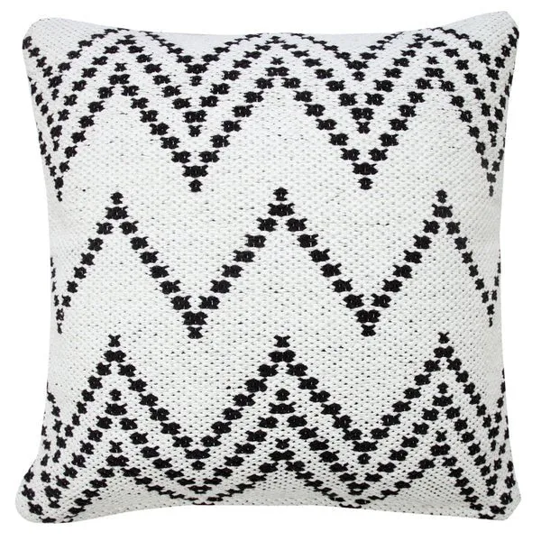 Modern Motif 07754WHT White Pillow