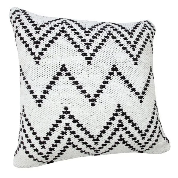 Modern Motif 07754WHT White Pillow