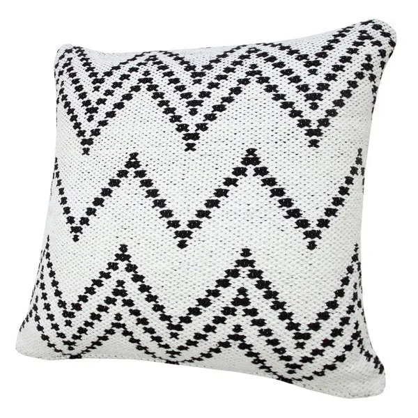 Modern Motif 07754WHT White Pillow