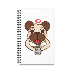 More Pug Coffee Please Spiral Journal (EU)