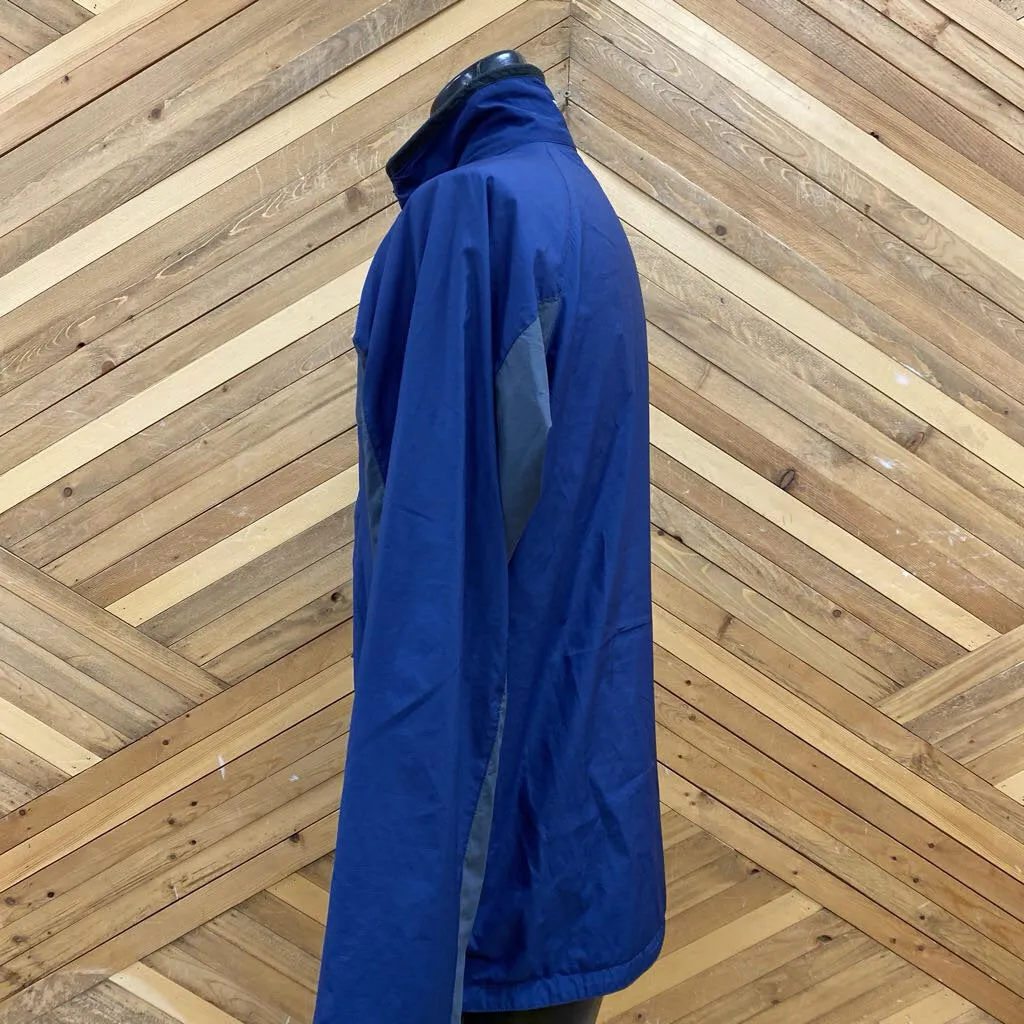 Mountain Hardwear - Men's Full-Zip Lined Windbreaker - MSRP $160: Blue/Grey-men-MD