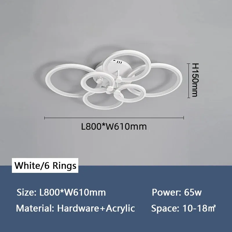 NEO Oqaz Multi Circle Rings Hot Modern Led Ceiling Lights