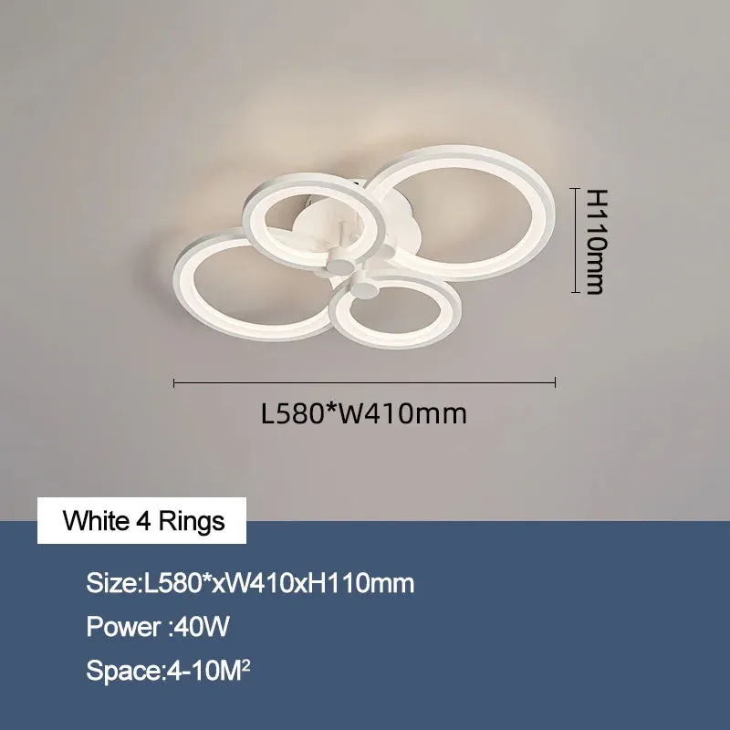 NEO Oqaz Multi Circle Rings Hot Modern Led Ceiling Lights