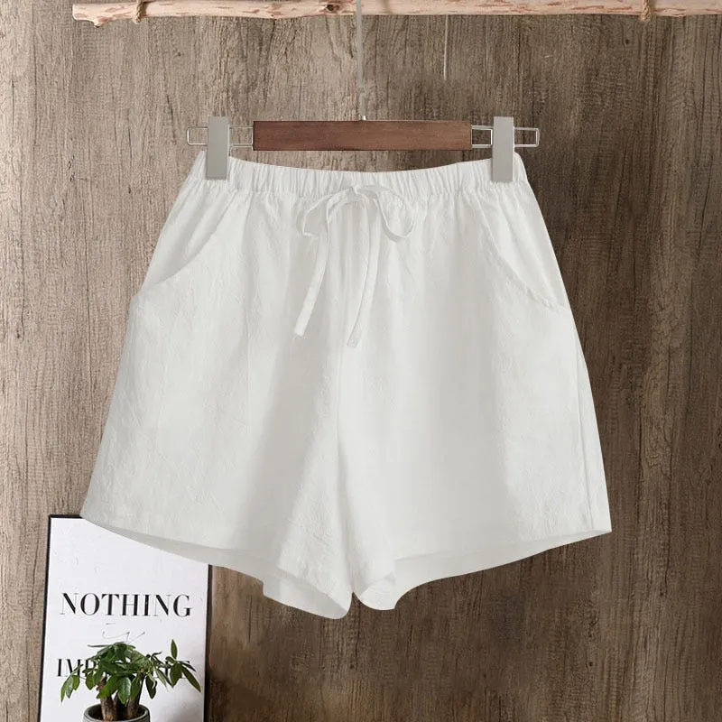 New Hot Summer Casual Cotton Linen Shorts